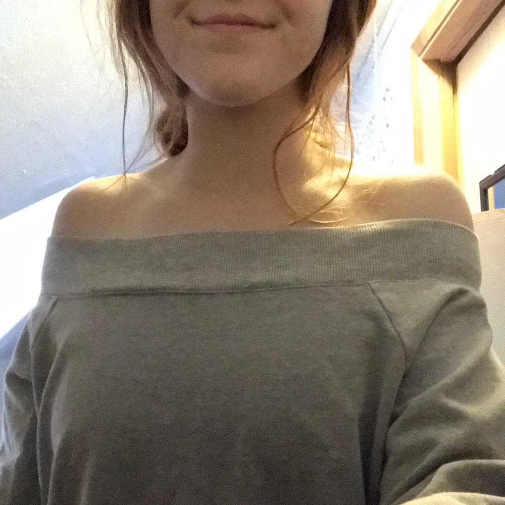 Gray sweater